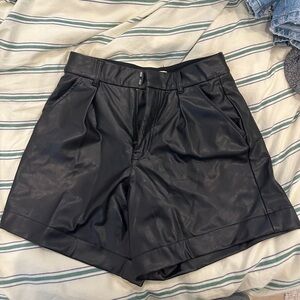 Abercrombie & Fitch pleather shorts size S